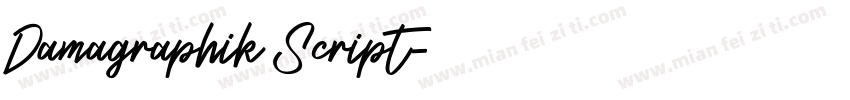 Damagraphik Script字体转换